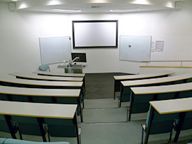 Sample layout of Management School Lecture Theatre 5